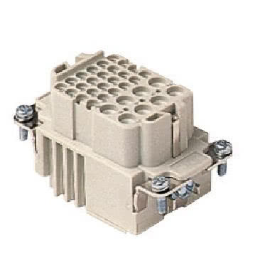 frutto presa, serie CX, connessione a crimpare, 8 + 24 poli + PE, 16 A 230/400 V 4 kV 3 / 10 A 160 V 2,5 kV 3, grandezza '57.27' product photo Photo 01 3XL