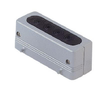 Custodia per cavi tondi, con 4 piolini, 4 fori per cavi tondi d. 5 - 13,5 mm product photo Photo 01 3XL