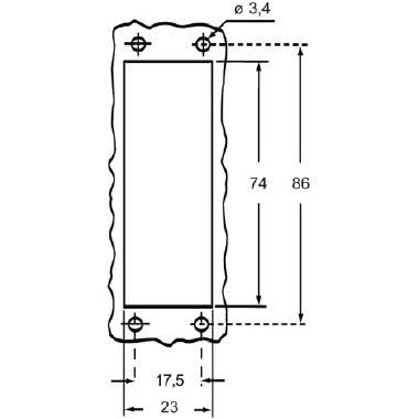 Custodia da incasso, serie CZ7, con 1 leva, grandezza '66.16' product photo Photo 02 3XL