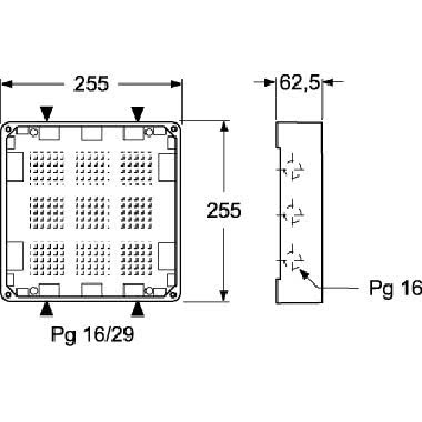 cassetta, serie FC, per coperchi e telai serie FC 2525 product photo Photo 02 3XL