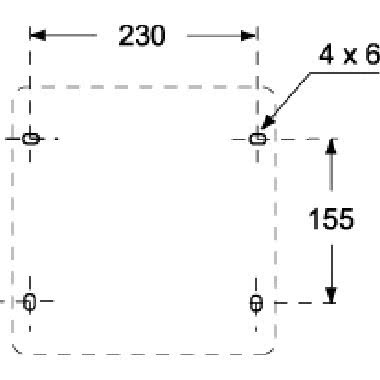 quadretto per formazioni combinate, serie FC, composto da cassetta base e coperchio a struttura alveolare, per prese serie EB/IB6 product photo Photo 03 3XL