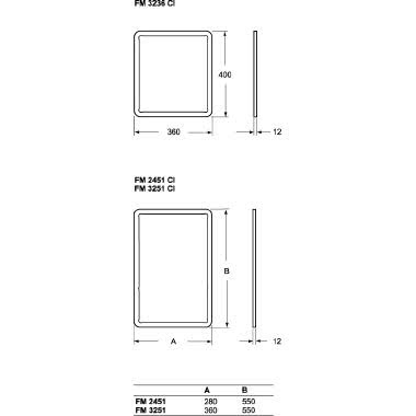 cornice, serie FM, per impiego da incasso, per quadri FM 3236 product photo Photo 02 3XL