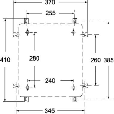 quadretto per formazioni combinate, serie FM, per prese serie SQ, 2 vani product photo Photo 03 3XL