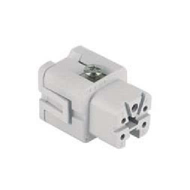 frutto presa, serie JKS, connessione con morsetto a molla, 4 poli + PE, 10 A 400 V 4 kV 3, grandezza '21.21' product photo Photo 01 3XL