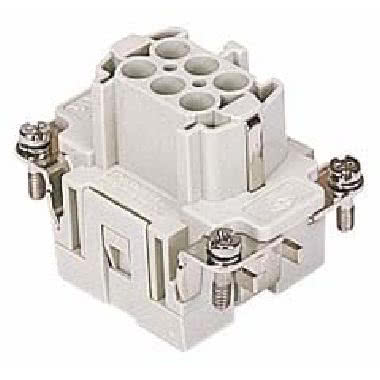 frutto presa, serie JSE, connessione con morsetto a molla, 6 poli + PE, 16 A 500 V 6 kV 3, grandezza '44.27' product photo Photo 01 3XL