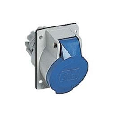 presa da incasso, serie PLUSO, 2 poli + PE, 6 h (blu), 16 A, 200 ÷ 250 V, inclinata product photo Photo 01 3XL