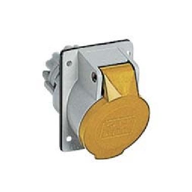 presa da incasso, serie PLUSO, 2 poli + PE, 6 h (blu), 16 A, 200 ÷ 250 V, inclinata, con flagia maggiorata product photo Photo 01 3XL