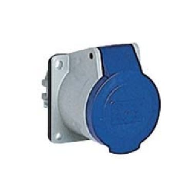 presa da incasso, serie PLUSO, 2 poli + PE, 6 h (blu), 16 A, 200 ÷ 250 V, dritta product photo Photo 01 3XL
