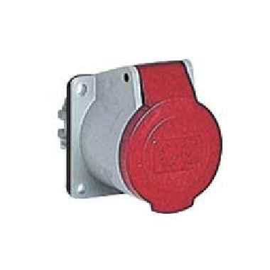presa da incasso, serie PLUSO, 3 poli + PE, 6 h (rosso), 16 A, 380 ÷ 415 V, dritta product photo Photo 01 3XL
