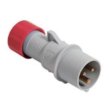 spina mobile, serie PLUSO, 3 poli + N + PE, 6 h (rosso), 16 A, 380 ÷ 415 V, dritta product photo Photo 01 3XL