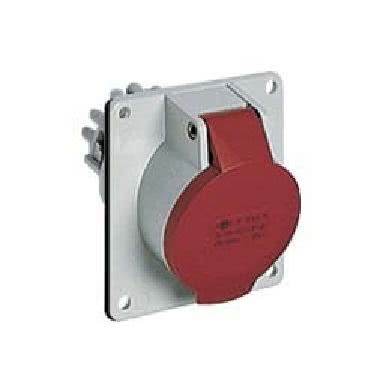 presa da incasso, serie PLUSO, 3 poli + PE, 6 h (rosso), 32 A, 380 &divide; 415 V, inclinata product photo Photo 01 3XL