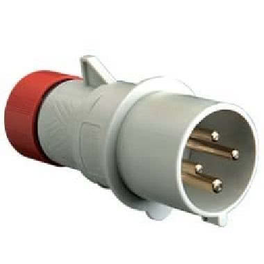 spina mobile, serie PLUSO, 3 poli + N + PE, 6 h (rosso), 32 A, 380 ÷ 415 V, dritta product photo Photo 01 3XL