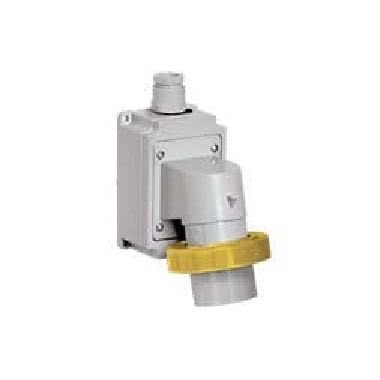 spina da parete, serie PLUSO, 3 poli + PE, 4 h (giallo), 16 A, 100 ÷ 130 V product photo Photo 01 3XL