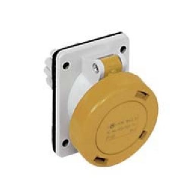 presa da incasso, serie PLUSO, 2 poli + PE, 6 h (blu), 16 A, 200 &divide; 250 V, inclinata, con flagia maggiorata product photo Photo 01 3XL