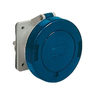 presa da incasso, serie PLUSO, 2 poli + PE, 6 h (blu), 16 A, 200 &divide; 250 V, dritta, con flagia maggiorata product photo Photo 01 3XL