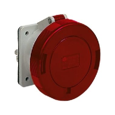 presa da incasso, serie PLUSO, 3 poli + PE, 6 h (rosso), 16 A, 380 ÷ 415 V, dritta, con flagia maggiorata product photo Photo 01 3XL