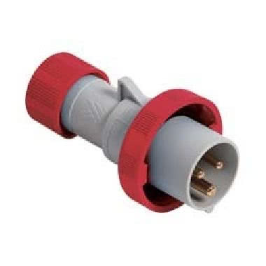 spina mobile, serie PLUSO, 3 poli + N + PE, 6 h (rosso), 16 A, 380 ÷ 415 V, dritta product photo Photo 01 3XL