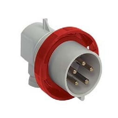 spina mobile, serie PLUSO, 3 poli + N + PE, 6 h (rosso), 32 A, 380 ÷ 415 V, ad angolo product photo Photo 01 3XL