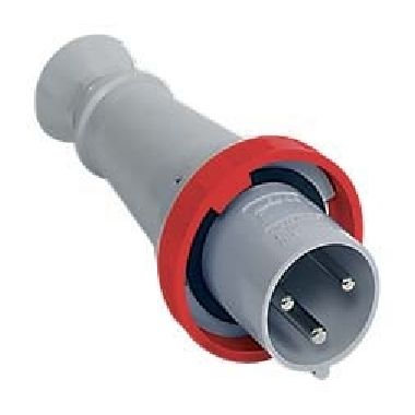 spina mobile, serie PLUSO, 3 poli + N + PE, 6 h (rosso), 63 A, 380 ÷ 415 V, dritta product photo Photo 01 3XL