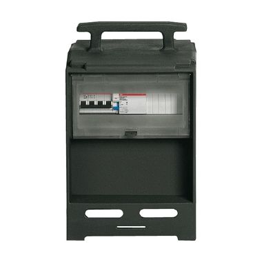 quadro da cantiere assemblato (ASC), serie Q, con 4 prese PLUSO PEW…PQ/PQF, interruttore magnetotermico 16 A, potenza massima 9 kW product photo Photo 01 3XL