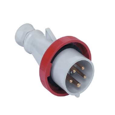 spina mobile, serie PLUSO, 3 poli + N + PE, 6 h (rosso), 32 A, 200/346 &divide; 240/415 V, con invertitore di fase product photo Photo 01 3XL