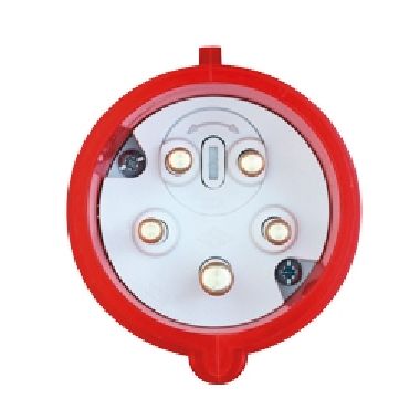 spina mobile, serie PLUSO, 3 poli + N + PE, 6 h (rosso), 32 A, 200/346 &divide; 240/415 V, con invertitore di fase product photo Photo 03 3XL