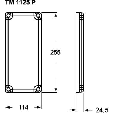 coperchio, serie TM, per 1 modulo product photo Photo 02 3XL