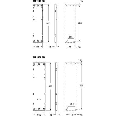tavoletta modulare per montaggio prese in batteria, serie TM product photo Photo 02 3XL
