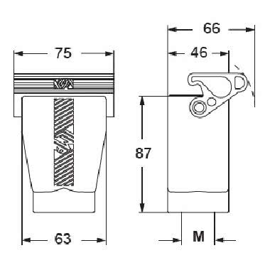 Custodia mobile, serie T-TYPE, con 1 leva, ingresso cavo verticale M25, grandezza '44.27' product photo Photo 02 3XL
