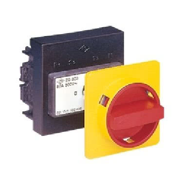interruttore di manovra, serie Z, tripolare, con manovra di emergenza giallo-rossa product photo Photo 01 3XL