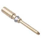 contatto a crimpare maschio, serie CD, 10 A, tornito dorato, sezione conduttore 1,5 mm², AWG 16, doratura ad alto spessore product photo