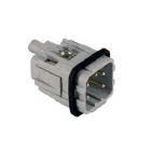 frutto spina, serie CK, connessione con morsetto a vite, 4 poli + PE, 10 A 230/400 V 4 kV 3, grandezza '21.21' product photo