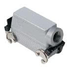 Custodia mobile, serie 830V, con 2 leve, ingresso cavo orizzontale Pg21, grandezza '104.27', alta, senza guarnizione product photo