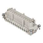 frutto presa, serie CNE, connessione con morsetto a vite, 24 poli + PE  (25-48), 16 A 500 V 6 kV 3, grandezza '104.62', con piastrina product photo