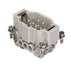 frutto spina, serie CNE, connessione con morsetto a vite, 6 poli + PE, 16 A 500 V 6 kV 3, grandezza '44.27', con piastrina product photo