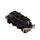 frutto presa, serie CP, connessione con morsetto a vite, 6 poli + PE, 35 A 400/690 V 6 kV 3, grandezza '77.62', colore nero, con piastrina product photo
