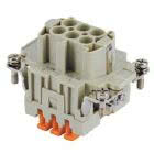 frutto presa, serie CSH, connessione rapida con morsetto a molla SQUICH®, 6 poli + PE, 16 A 500 V 6 kV 3, grandezza '44.27' product photo