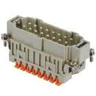 frutto spina, serie CSH, connessione rapida con morsetto a molla SQUICH®, 16 poli + PE (17-32), 16 A 500 V 6 kV 3, grandezza '77.62' product photo