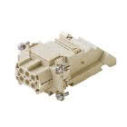 frutto presa, serie CT, connessione con morsetto a vite, 6 poli + PE, 16 A 230/400 V 4 kV 2, grandezza '44.27', con morsettiera incorporata, montaggio lato destro product photo