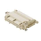 frutto presa, serie CTSE, connessione con morsetto a molla, 24 poli + PE, 16 A 500 V 6 kV 3, grandezza '104.27', con morsettiera incorporata, montaggio lato destro product photo