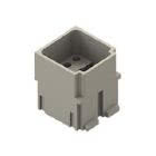 frutto spina modulare, serie Mixo Data, RJ45, 2 moduli, senza connettore, per 1 connettore RJ45 e 4 contatti CD 10 A product photo