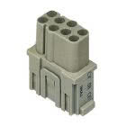 frutto presa modulare, serie Mixo, connessione a crimpare, 8 poli, 1 modulo, 16 A 400 V 6 kV 3 product photo