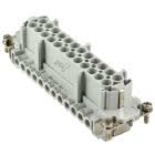 frutto presa, serie JNE, connessione con morsetto a vite, 24 poli + PE, 16 A 500 V 6 kV 3, grandezza  '104.27', con piastrina product photo