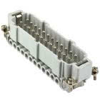 frutto spina, serie JNE, connessione con morsetto a vite, 24 poli + PE, 16 A 500 V 6 kV 3, grandezza  '104.27', con piastrina product photo