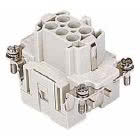 frutto presa, serie JSE, connessione con morsetto a molla, 6 poli + PE, 16 A 500 V 6 kV 3, grandezza '44.27' product photo