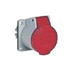 presa da incasso, serie PLUSO, 3 poli + PE, 6 h (rosso), 16 A, 380 ÷ 415 V, dritta product photo