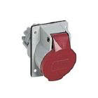 presa da incasso, serie PLUSO, 2 poli + PE, 9 h (rosso), 16 A, 380 ÷ 415 V, inclinata product photo