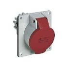 presa da incasso, serie PLUSO, 3 poli + N + PE, 6 h (rosso), 32 A, 380 ÷ 415 V, inclinata product photo