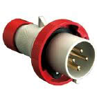 spina mobile, serie PLUSO, connessione rapida SQUICH®, 3 poli + PE, 6 h (rosso), 16 A, 380 ÷ 415 V, dritta product photo