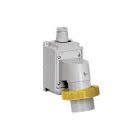 spina da parete, serie PLUSO, 3 poli + PE, 4 h (giallo), 16 A, 100 ÷ 130 V product photo